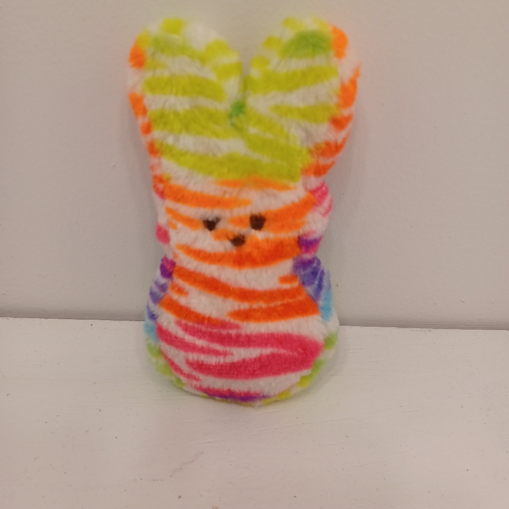 Peep bunny peep zebra rainbow plush peep